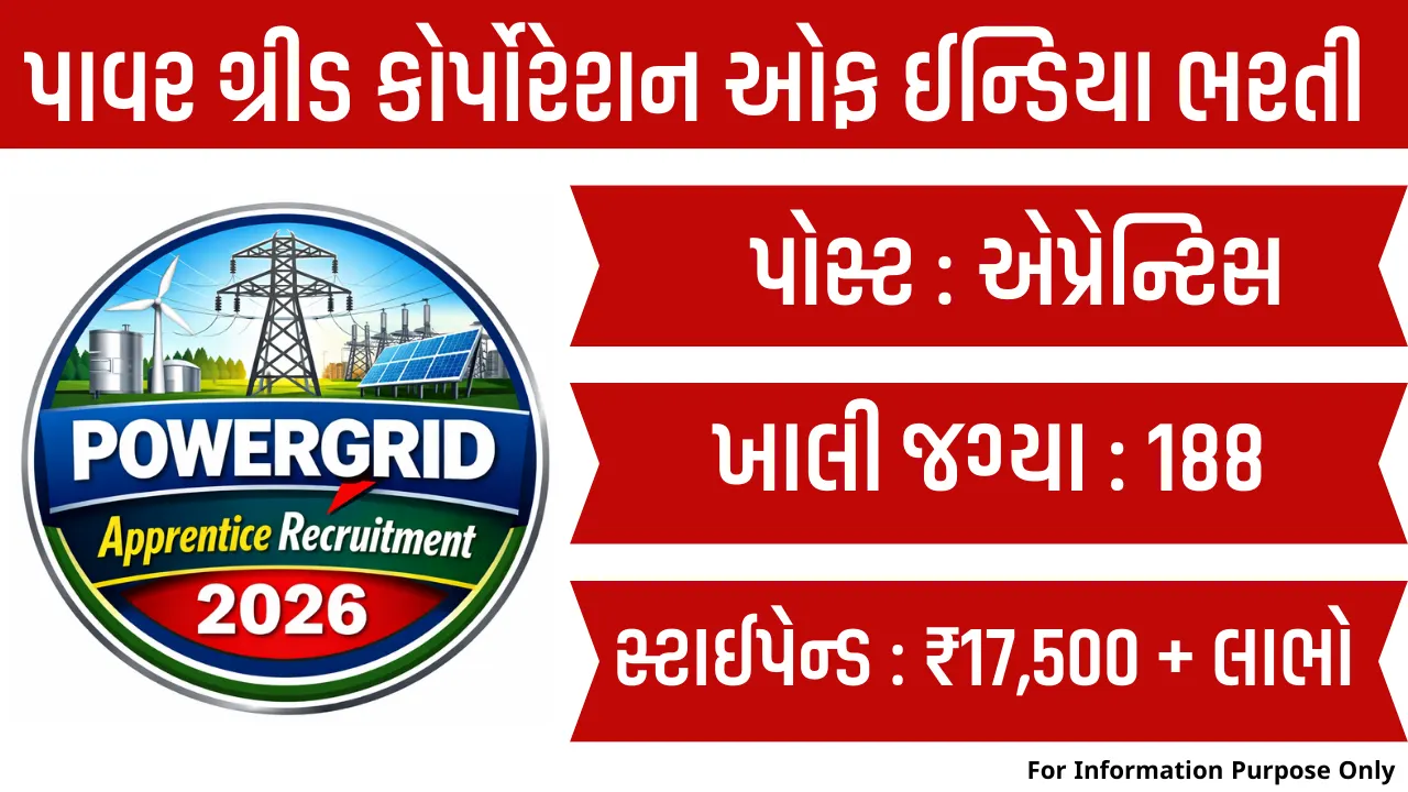 POWERGRID Apprentice Recruitment 2026