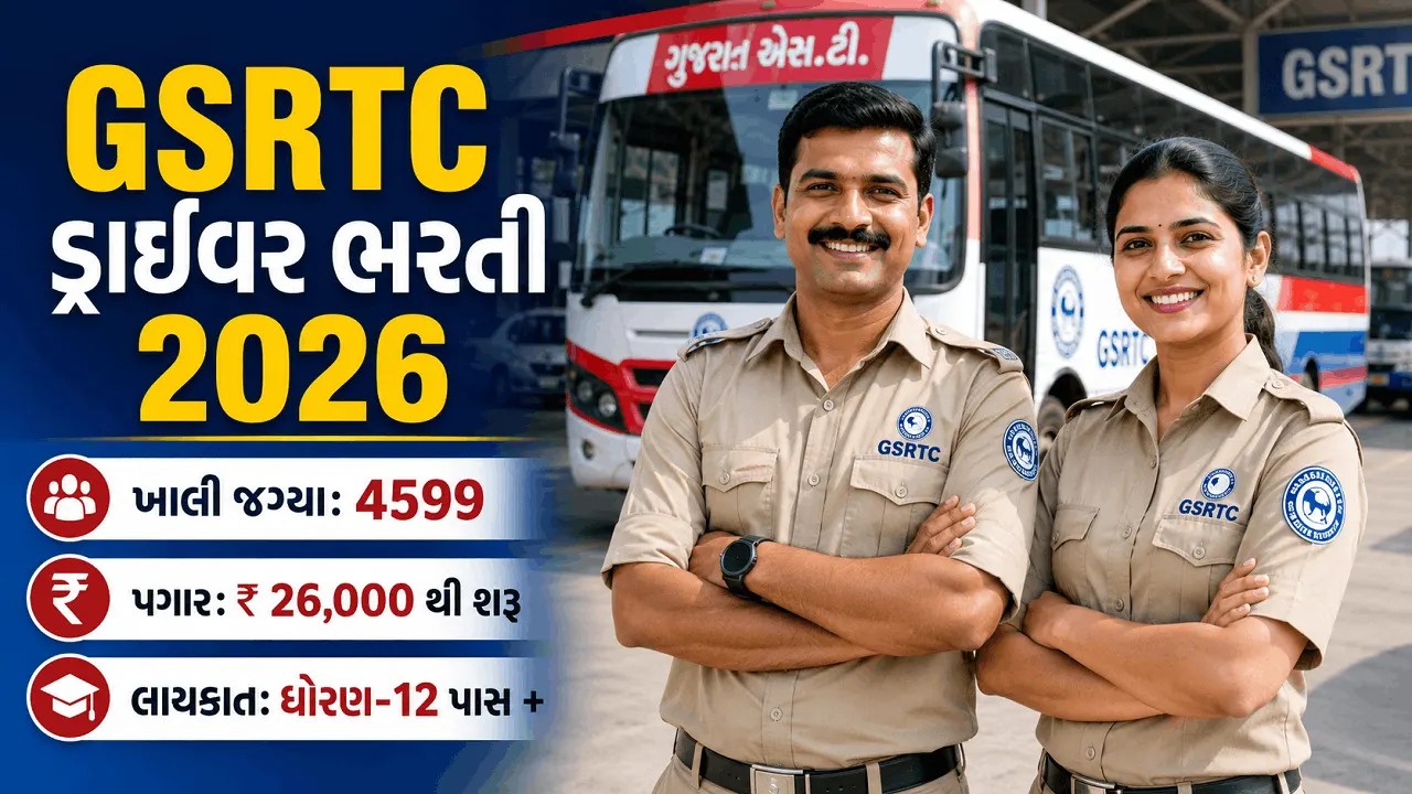 GSRTC Driver Recruitment 2026